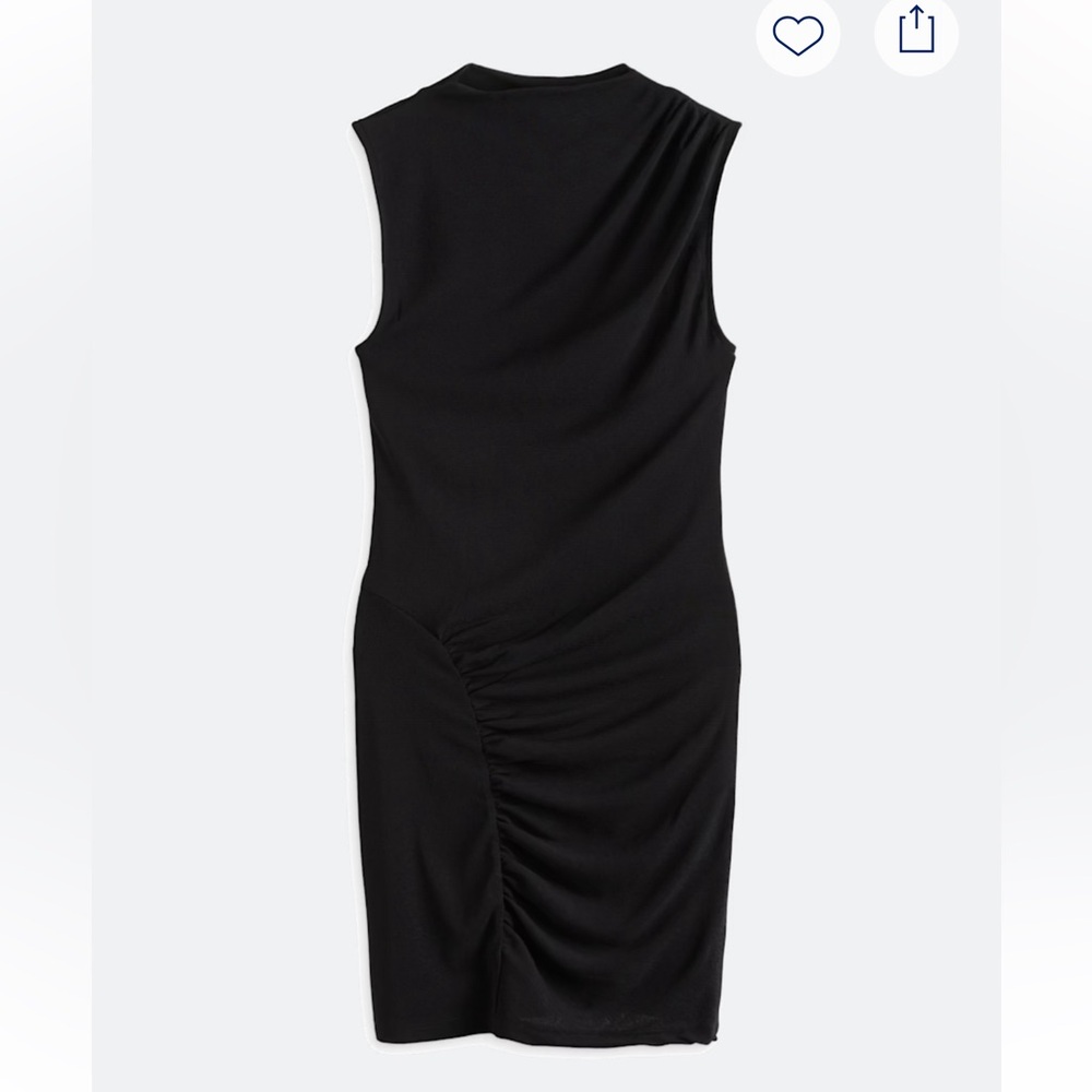 NWT. VERO MODA Shea Sleeveless Short Fitted Dress. Small- Black.
